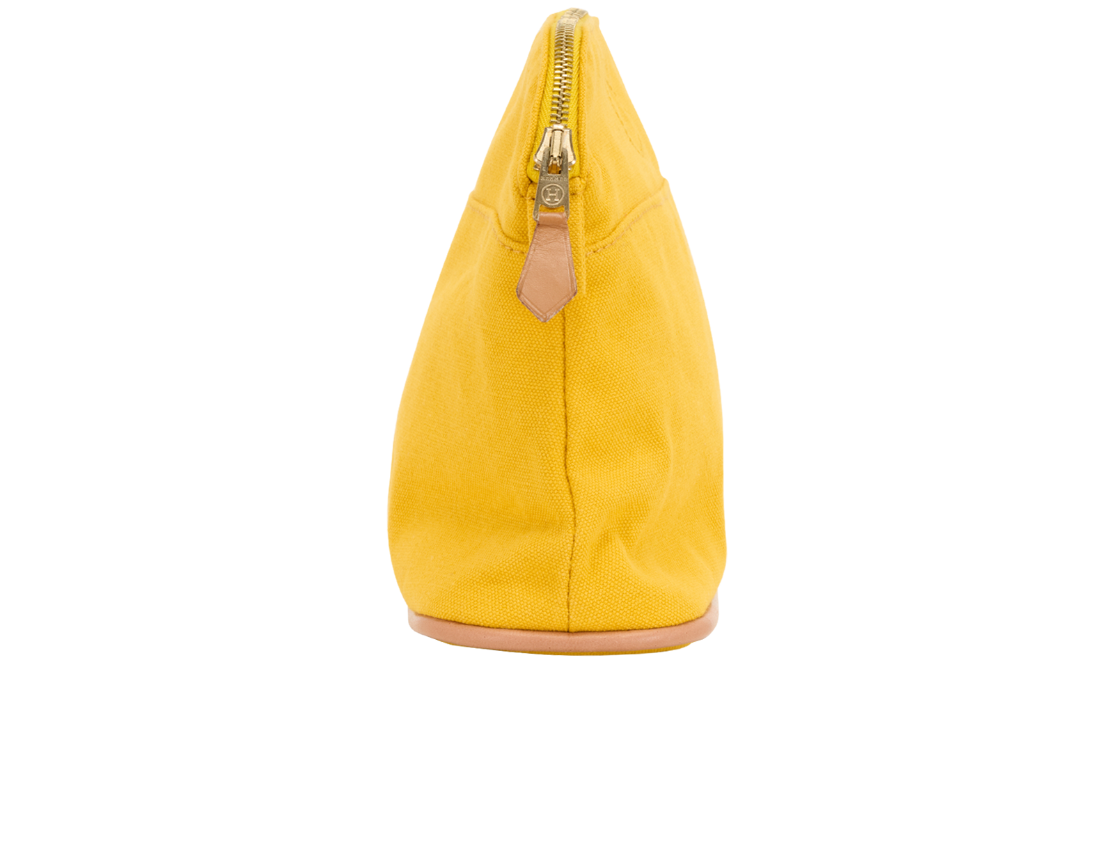 Hermes Mini Bolide Case, &pound;175, Accessories, Yellow, Cotton, Side view